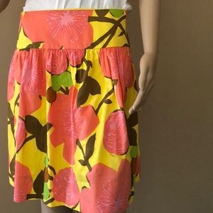 Trina Turk floral print skirt